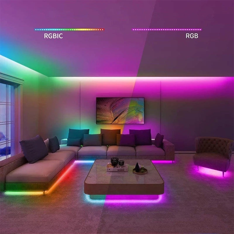 leds RGBIC connectés
